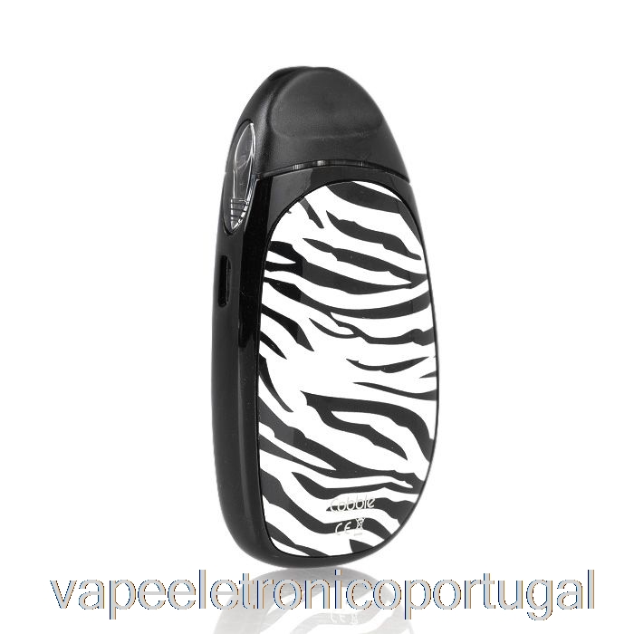 Vape Eletrônico Aspire Cobble Aio Pod Kit Zebra Stripe